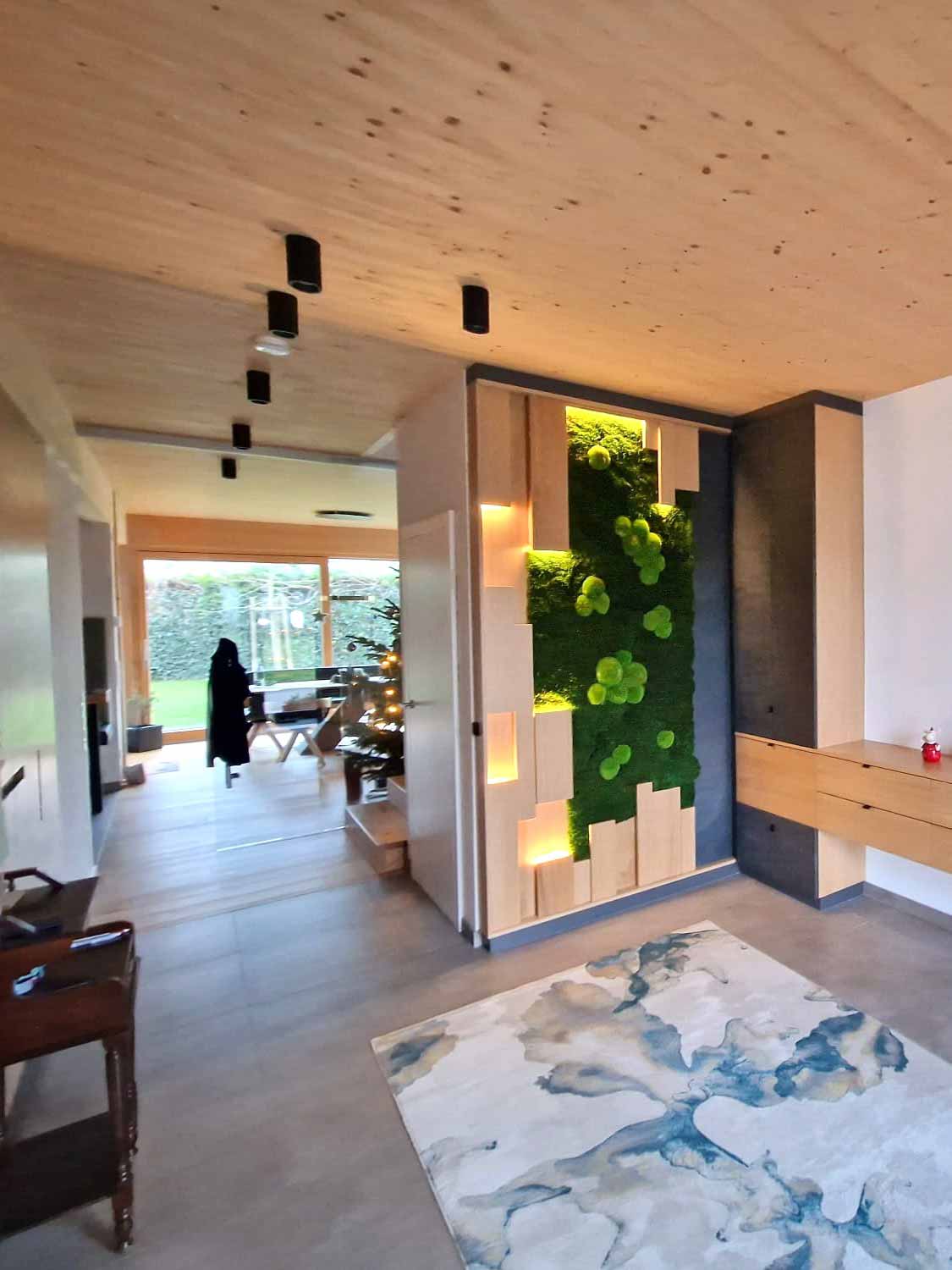 Stilvoll eingerichteter Eingangsbereich nach Feng Shui